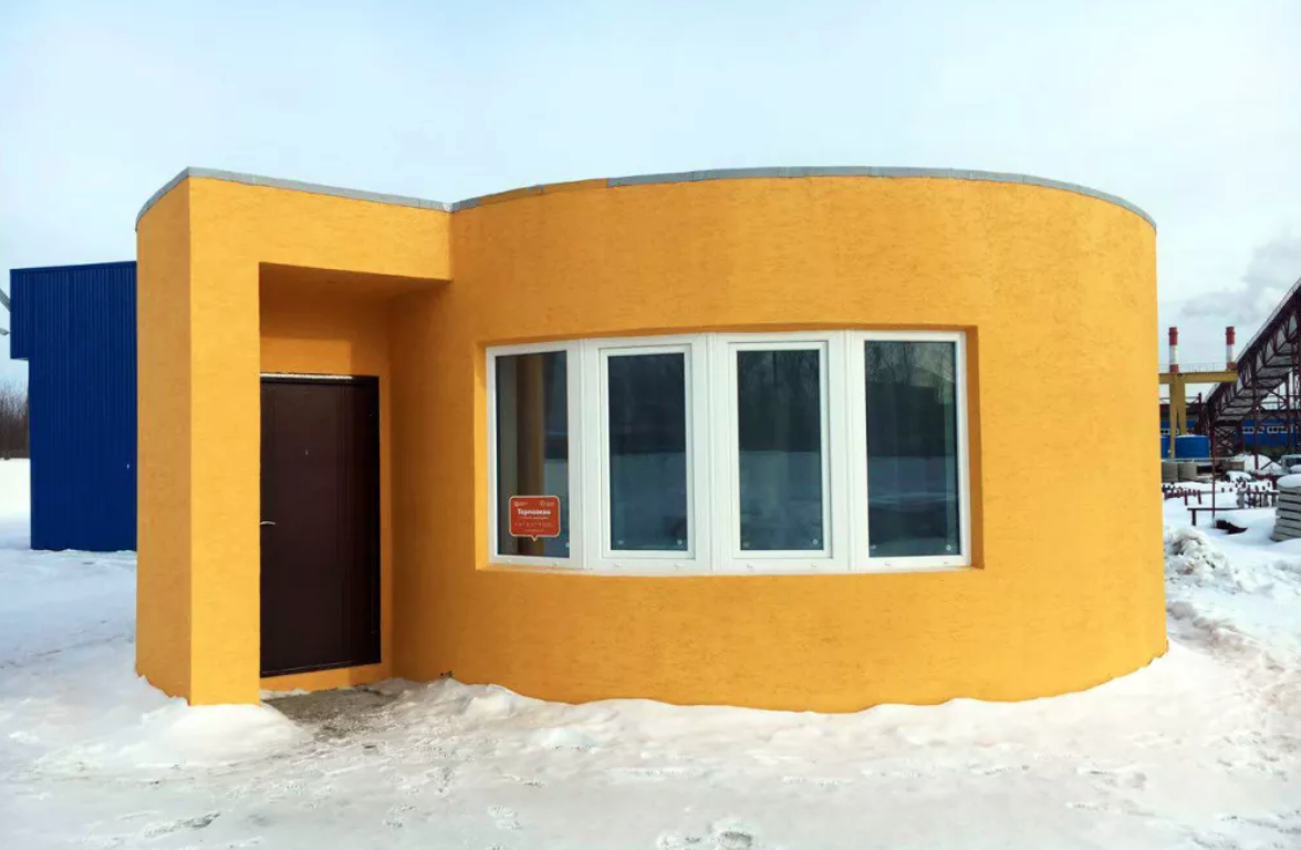 3D printed home in Russia