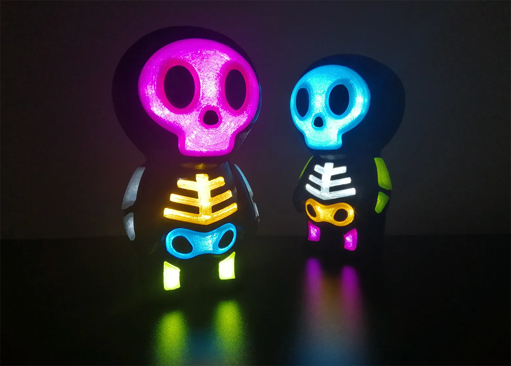 Halloween 3D Prints, Laser Cut and Thermoformed Designs