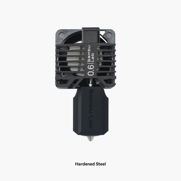 Bambu Lab Complete Hotend Assembly X1 Series 0.6mm Hardened Steel / X1 and X1C (not for X1E