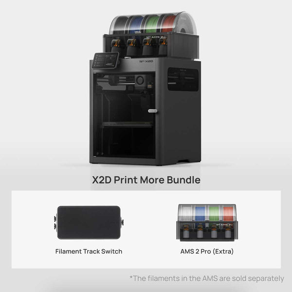 Bambu Lab X2D Print More Bundle | 3D Universe