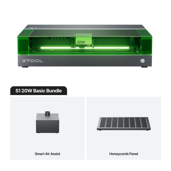 xTool S1 Enclosed Diode Laser Cutter | 3D Universe