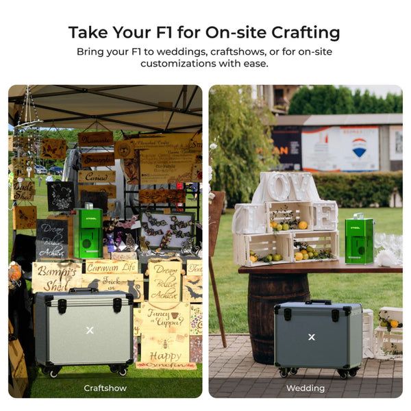 xTool F1 Rolling Hard Case | 3D Universe