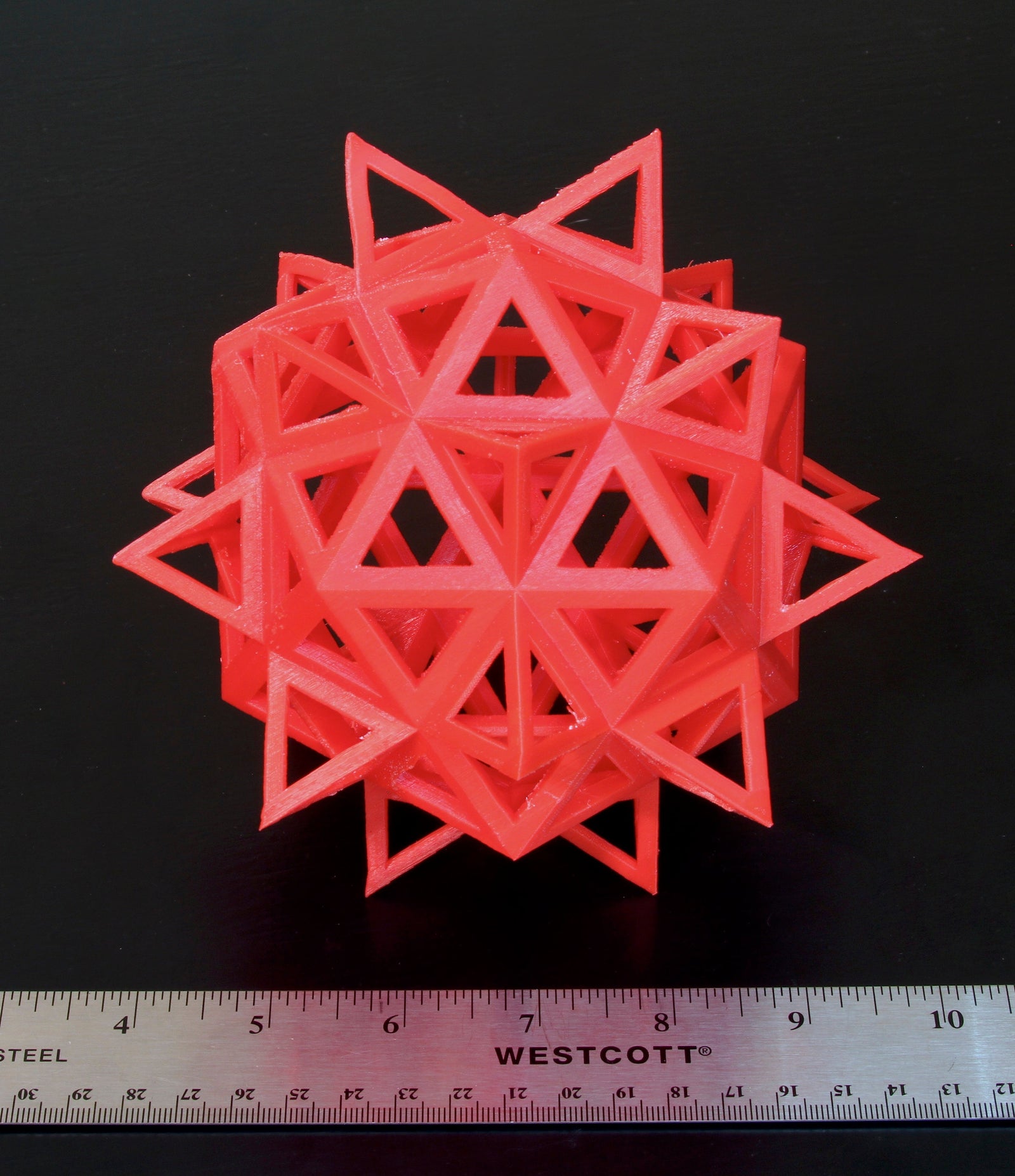 3D Printed Polyhedron by Leonardo da Vinci
