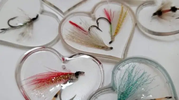 Making A Fly Fishing Memorial Mobile with Resin and Vacuum Forming