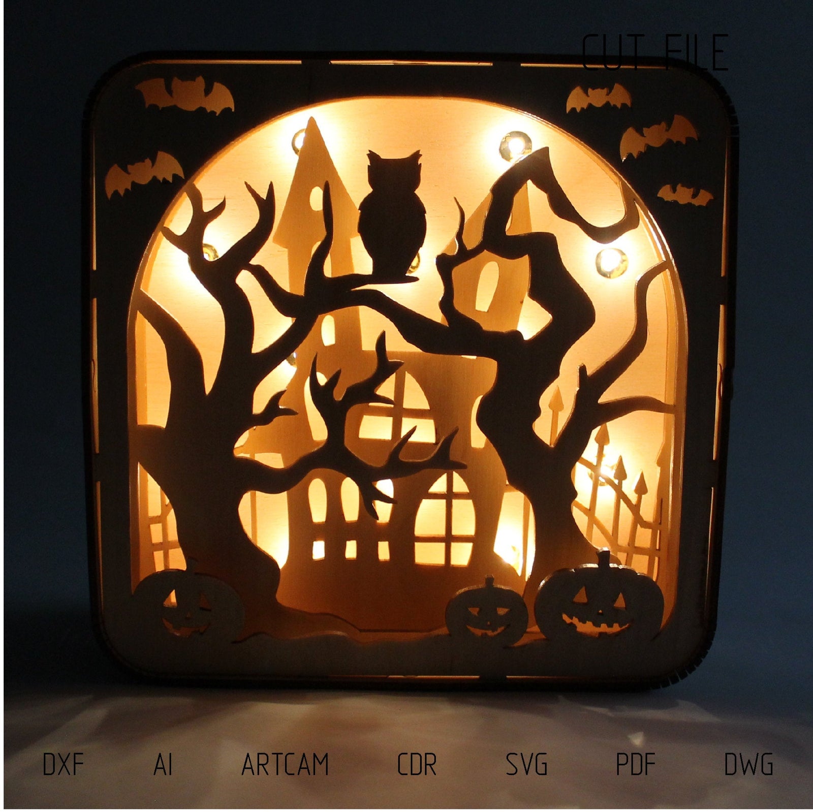 Lively Laser Cutting Projects For a Haunted Halloween
