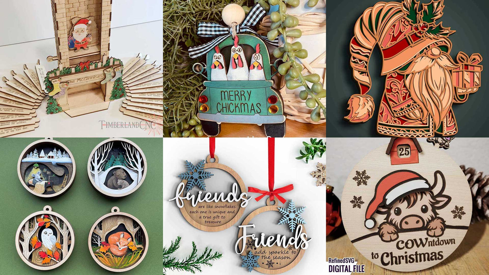 Laser Cut Holiday Design and Gift Ideas for 2024