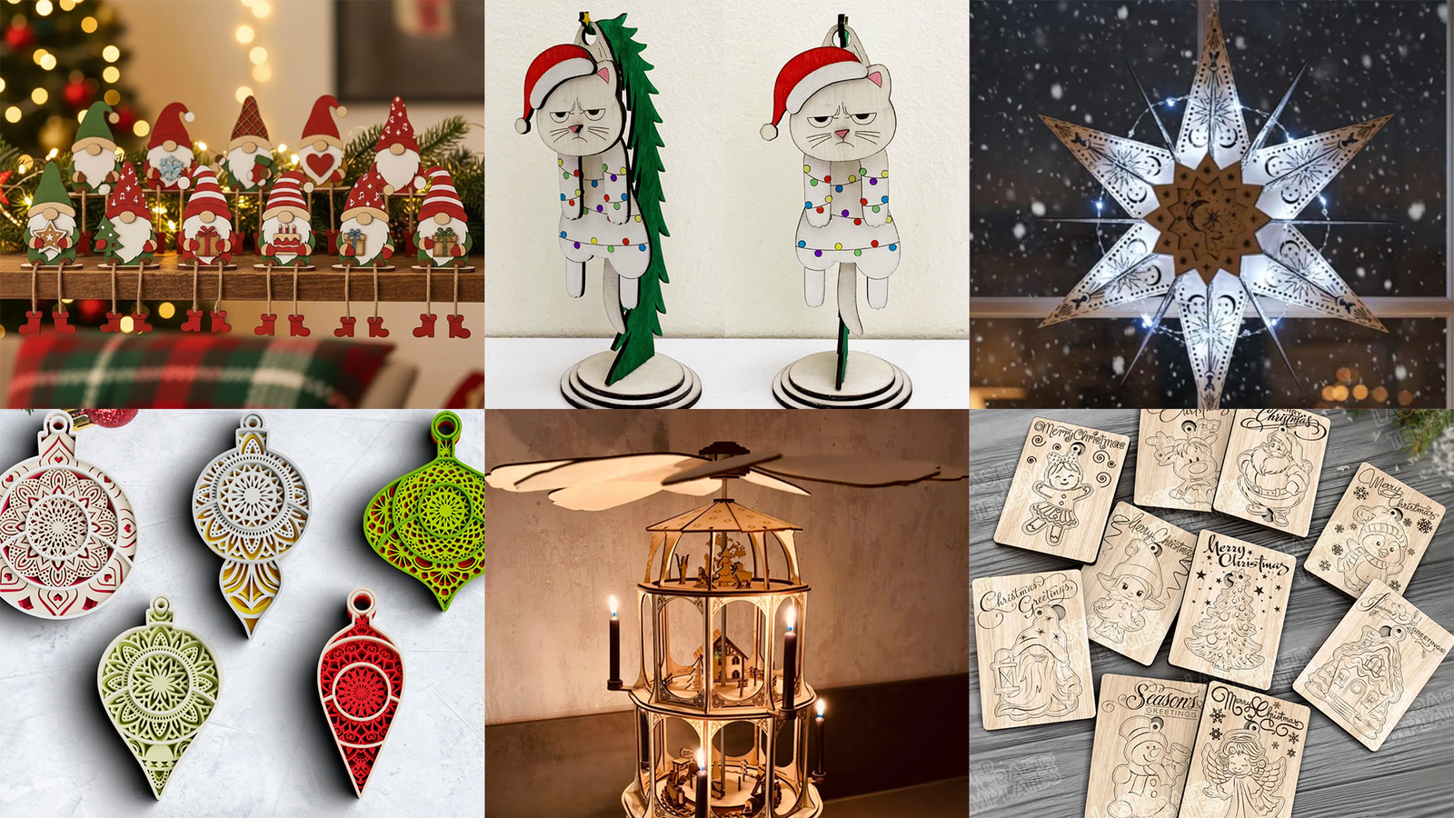 Laser Cut Holiday Project Inspirations for 2025!