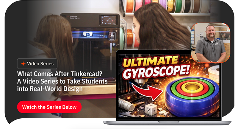 Video series promotion featuring gyroscope design and real-world applications.