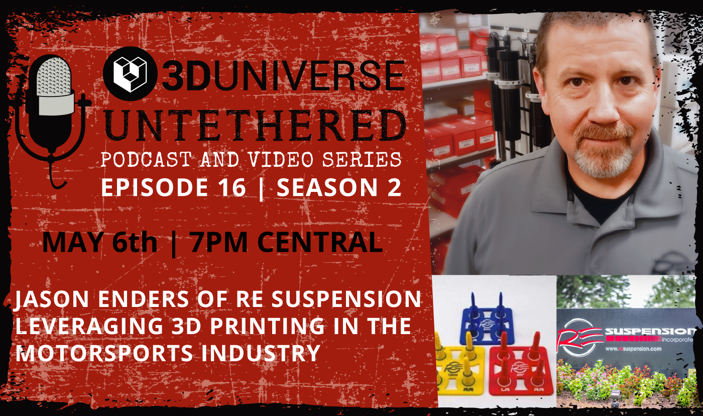 Leveraging 3D Printing in the Motorsports Industry | 3D Universe Untethered Episode 16