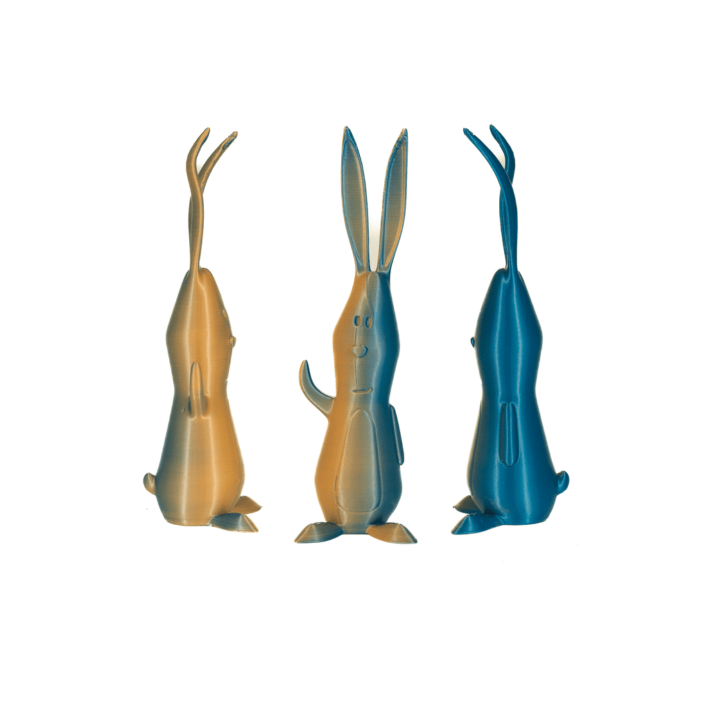 3D-Fuel Dual-Color Silk PLA+, Silky Blue Orange Theory, 1.75mm - Variant Image