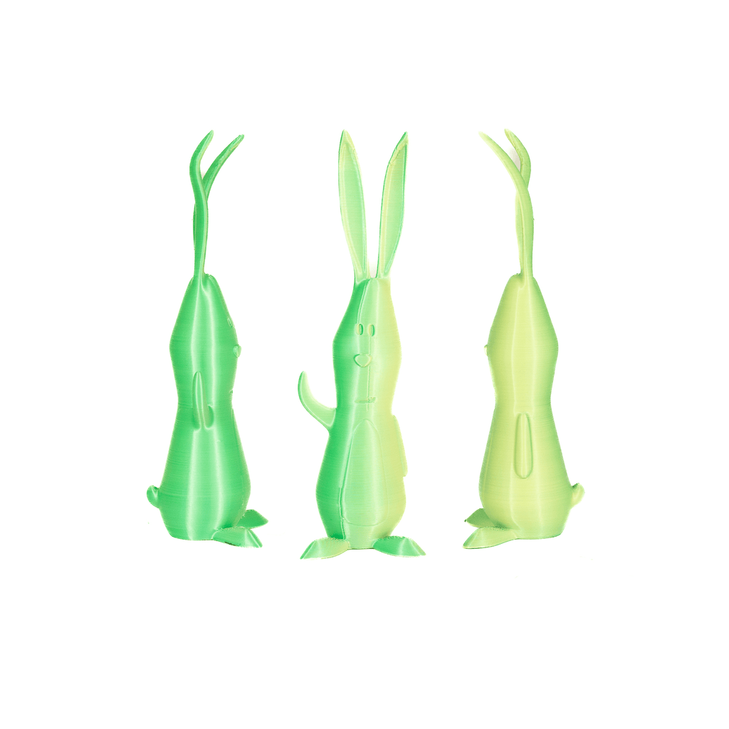 Dual-Color Silk PLA+, Silky Lemon Lime, 1.75mm - Variant Image
