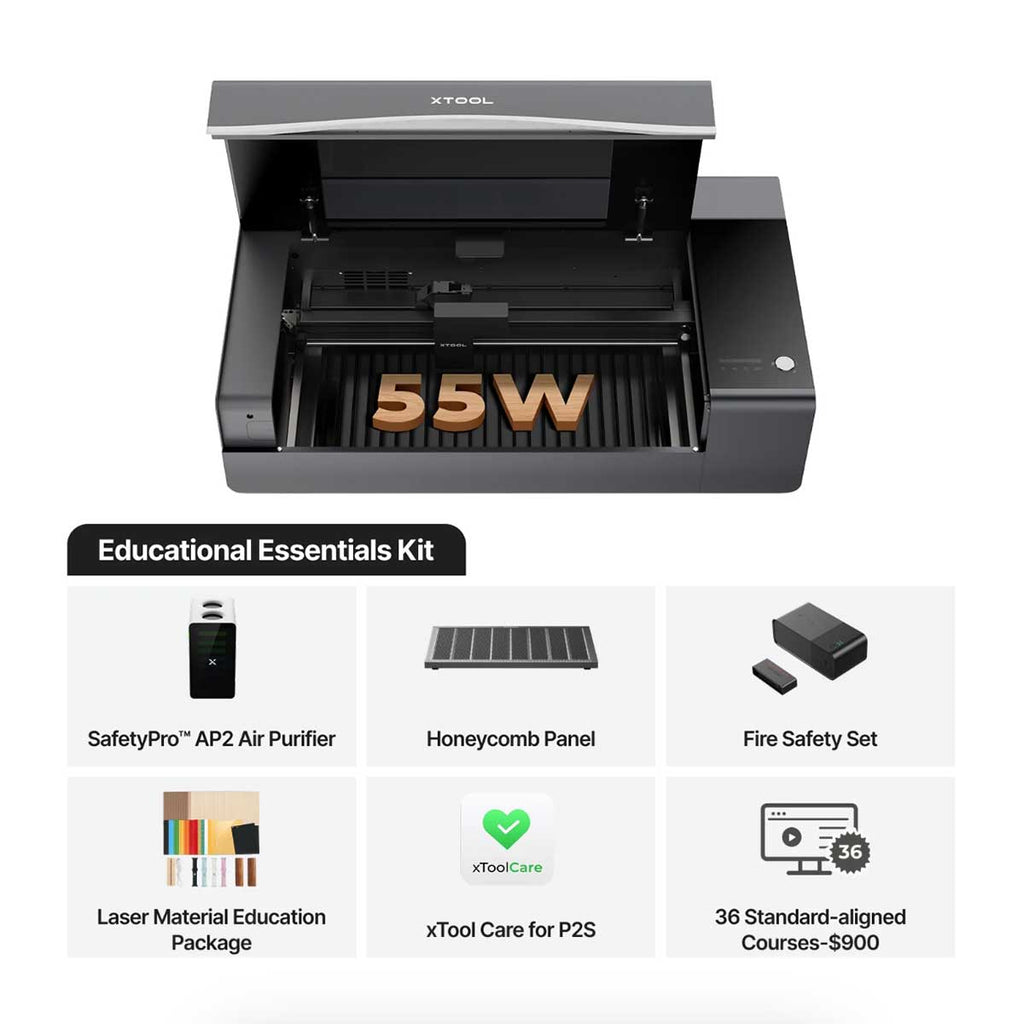 xTool P2S Educational Essentials Kit (including xTool Care) - Variant Image