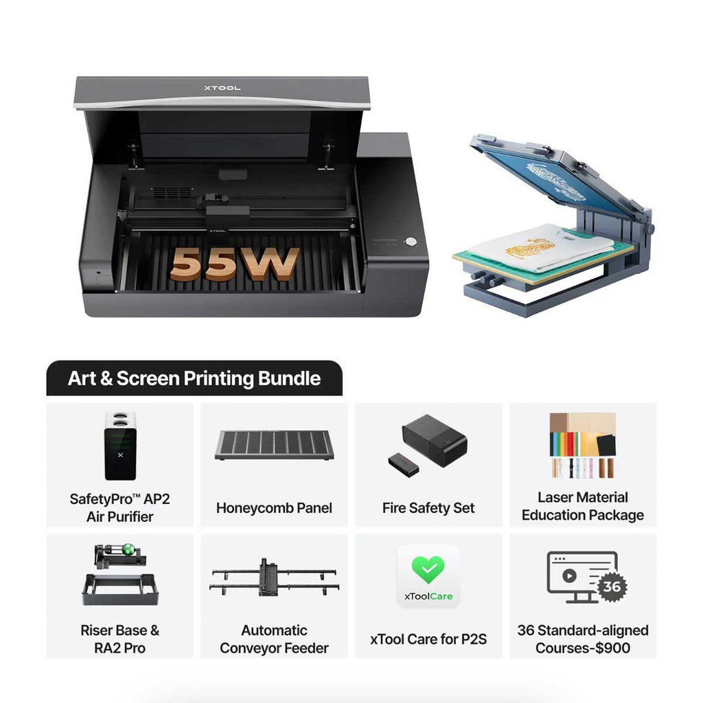 xTool P2S Art & Screen Printing Bundle (including xTool Care) - Variant Image