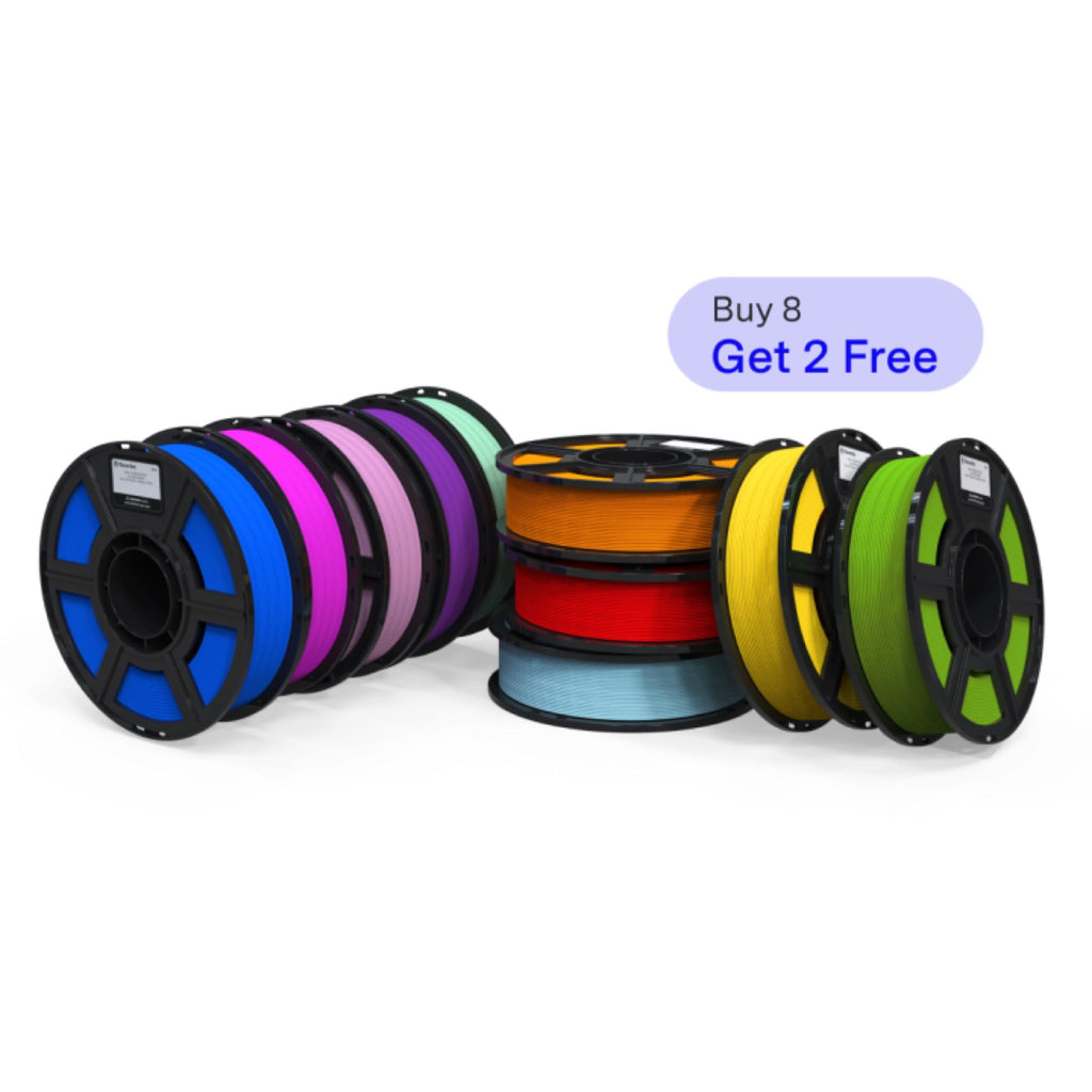 MakerBot Sketch PLA Filament Rainbow 10 Pack (Buy 8, Get 2 Free) - (1kg, 1.75mm) - Variant Image