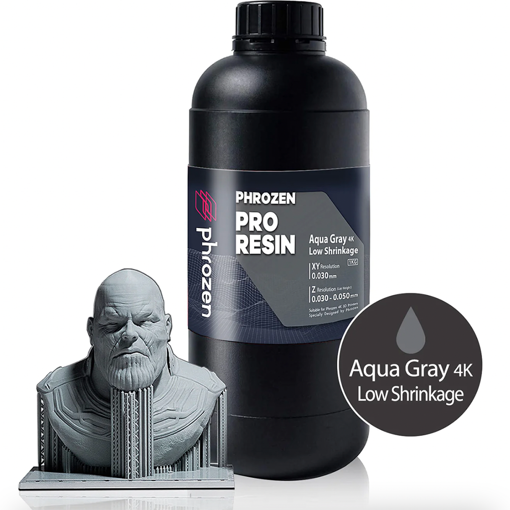 Résine UV Phrozen Aqua Hyperfine Green - 12K+, Haute Résolution, 1kg, 405nm