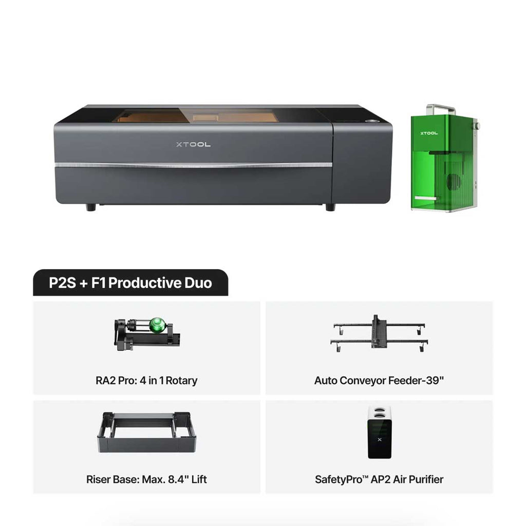 xTool P2S + F1 Productivity Duo - Variant Image