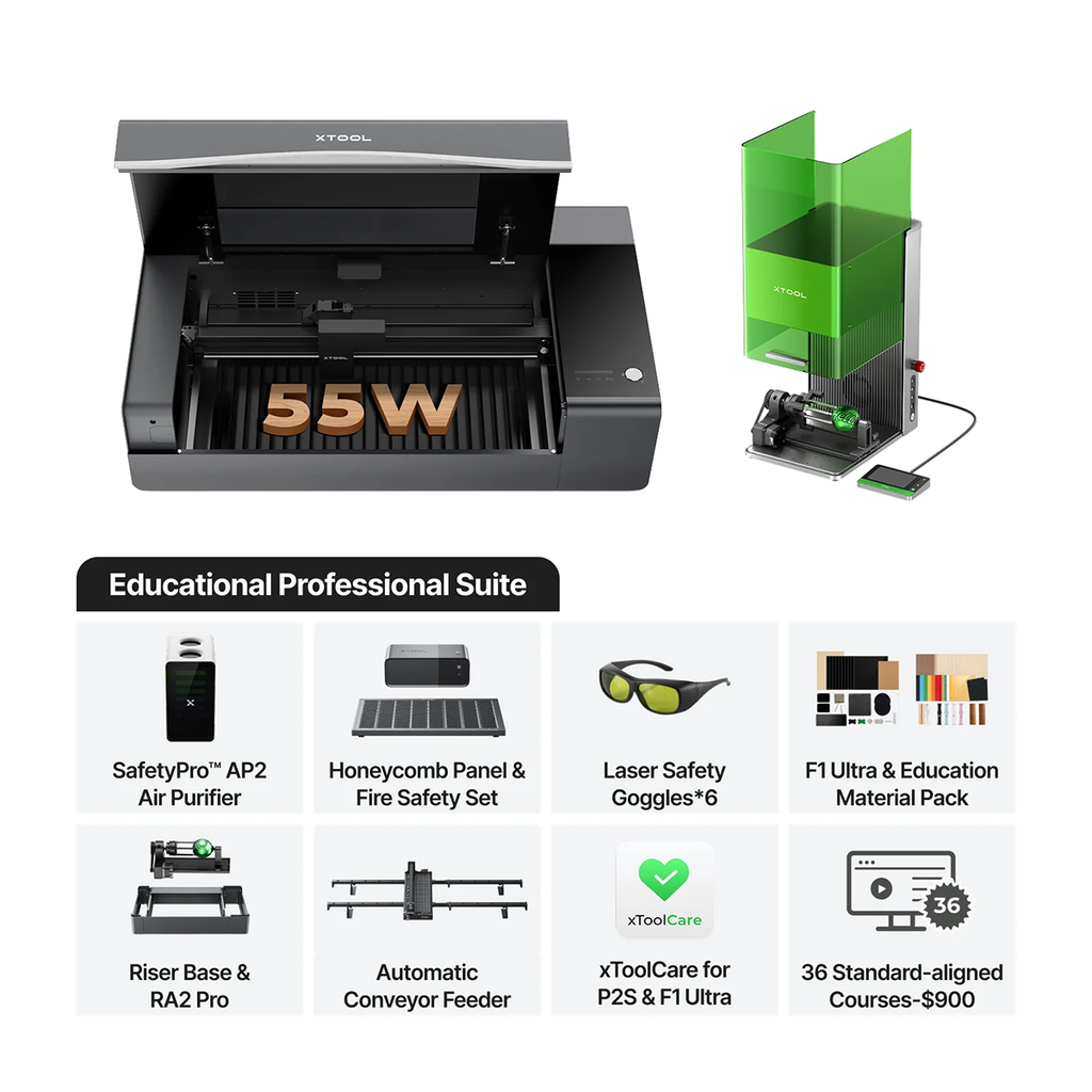 xTool P2S Educational Professional Suite (including xTool Care) - Variant Image