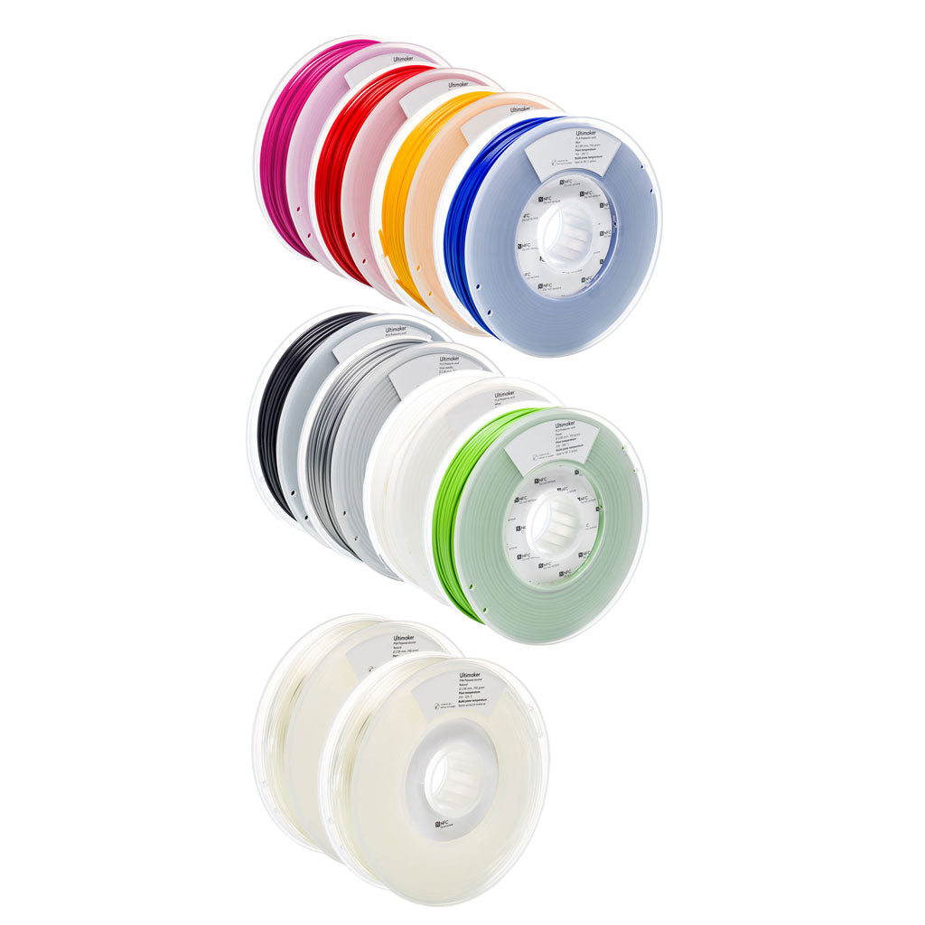 UltiMaker Material Starter Bundle 8/2 (2.85mm, Dual Extrusion) - Variant Image